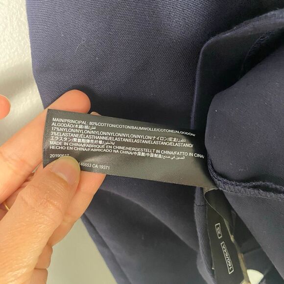 Finders Keepers Navy Blue Mini Dress - Gold O-Ring V-Neck - Picture 8 of 10